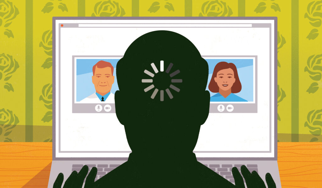 Dementia care via telehealth