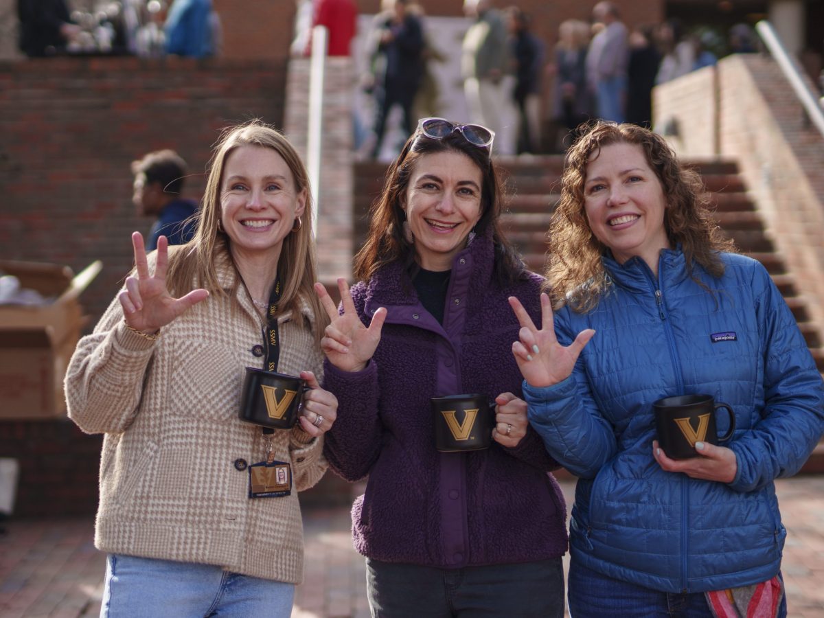 staff at employee appreciation event