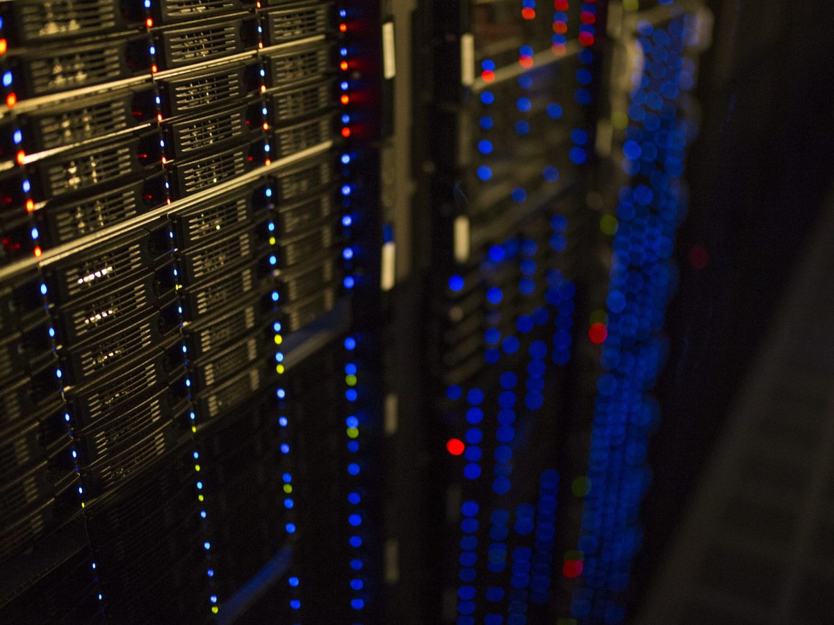 close up image of a super computer