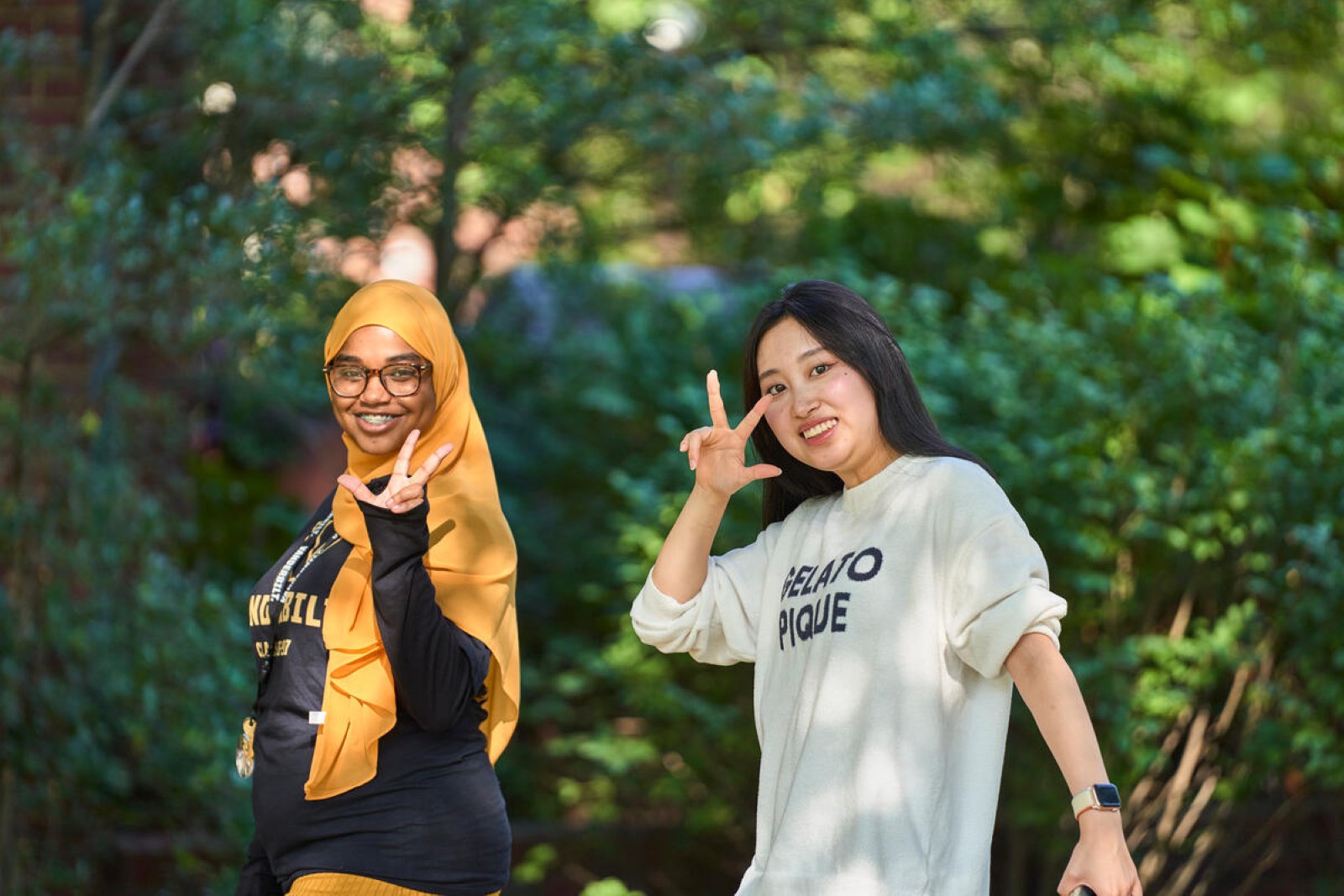 Students at Vanderbilt smiling