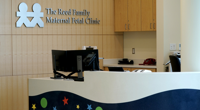 The newly opened Reed Family Maternal Fetal Clinic is located on the ninth floor of Monroe Carell Jr. Children’s Hospital at Vanderbilt.