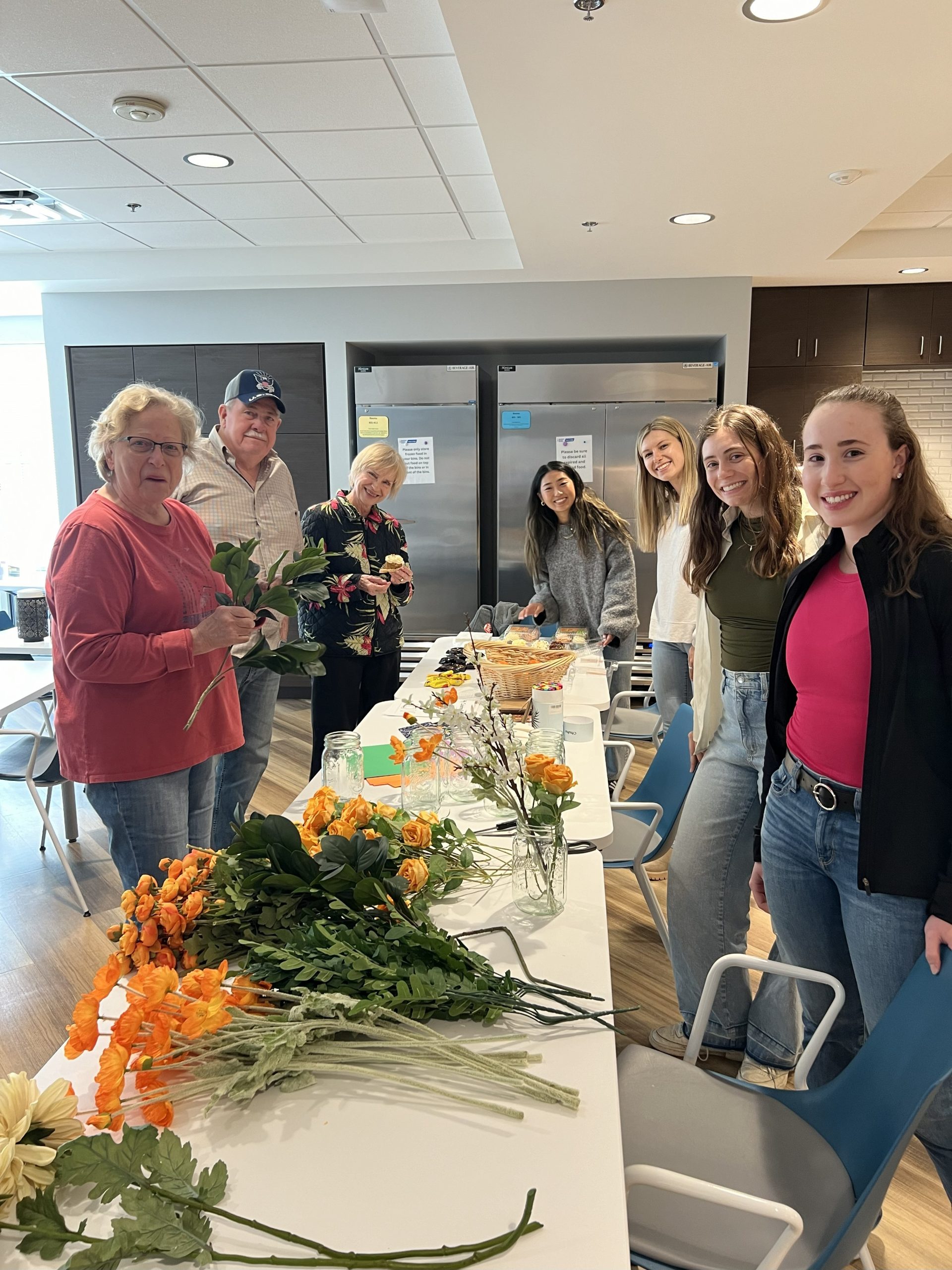 Students volunteering at Hope Lodge