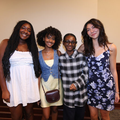 Office of Undergraduate Education Pinning Ceremony and Big Posse Meetup at Carmichael Towers East