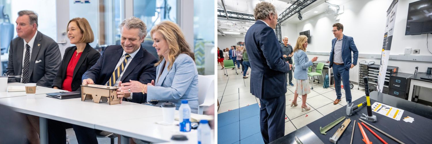 Sen. Marsha Blackburn gets an inside look into the Pathfinder partnership at Vanderbilt. (Vanderbilt University)