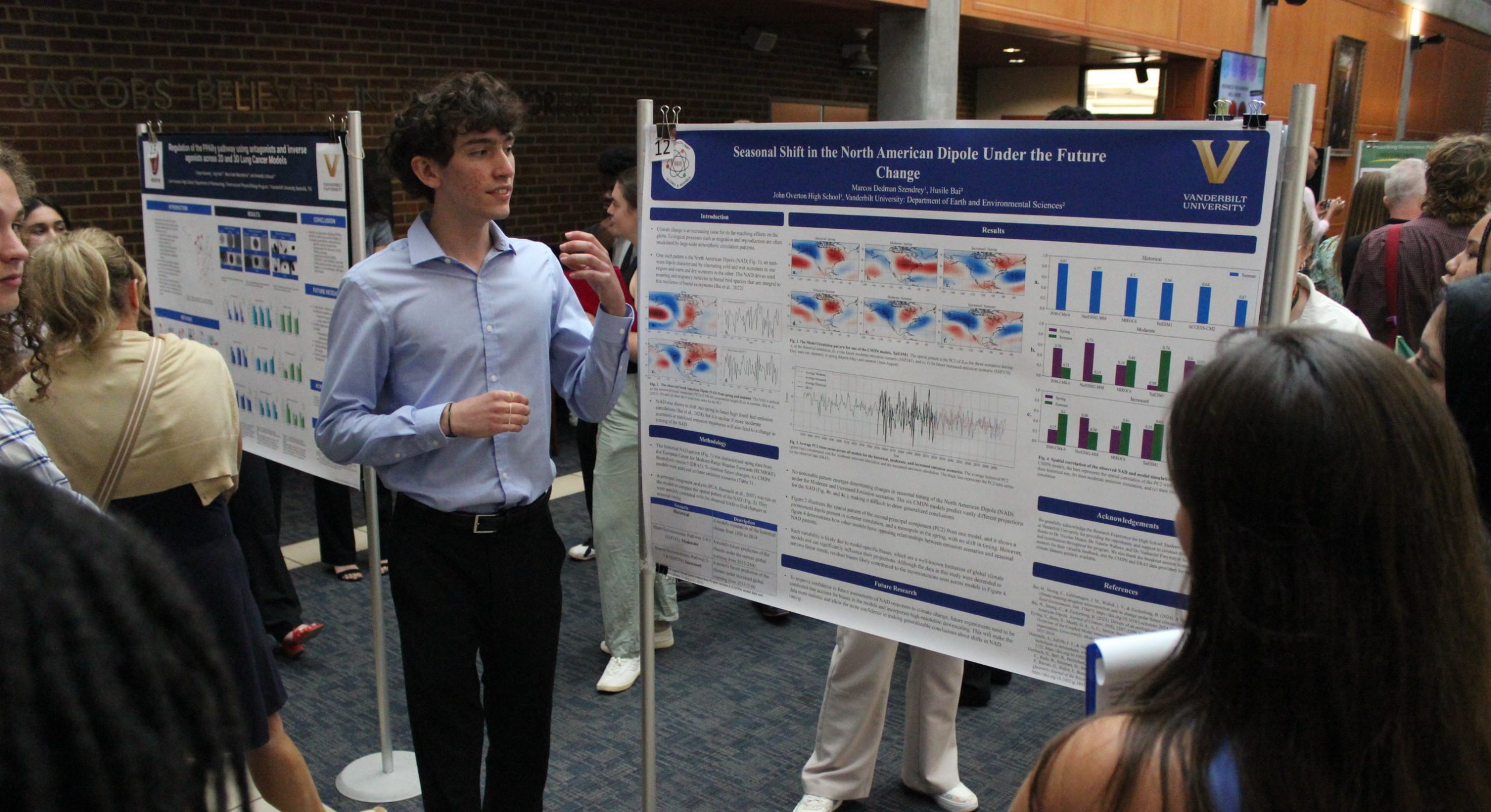 Student at Symposium