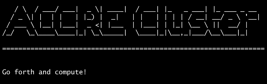 ACCRE Cluster: Go forth and compute