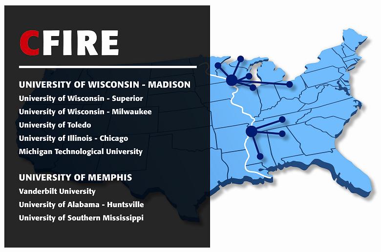 cfire_map_small CFIRE university transportation center logo