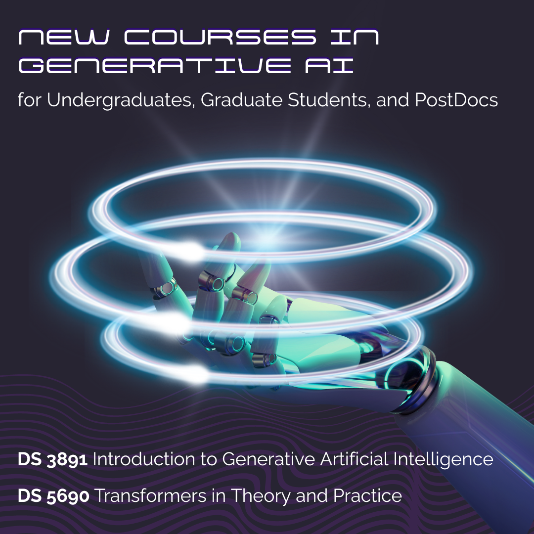 robot hand, list of two new courses