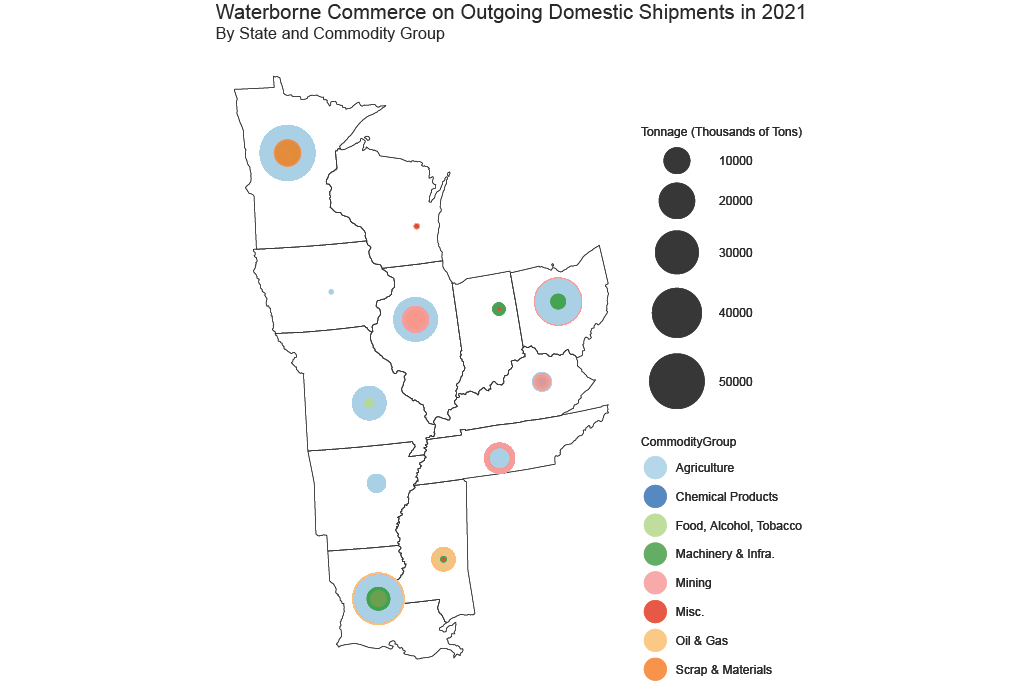 Outing map of Tyler Revering's work for his DSI-SRP project