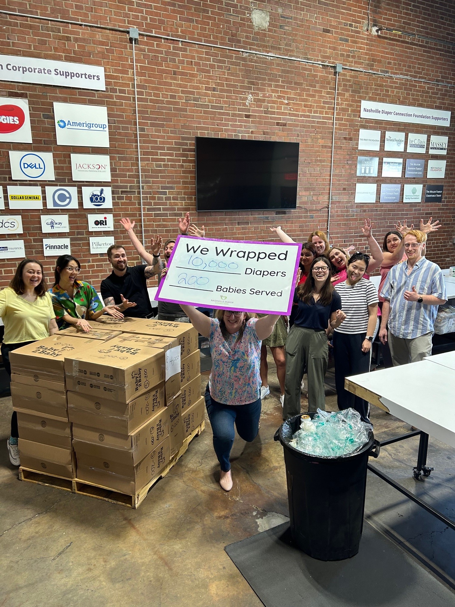 OFAPE Team with Nashville Diaper Connection (Jeanine Romine)